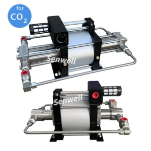 Two liquid carbon dioxide pumps
