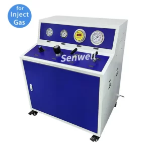 A high pressure gas booster injection station