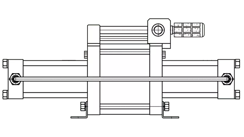 Schematic diagram of high pressure Liquefied gas pump