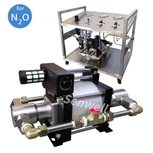a Liquid nitrous oxide transfer filling pump