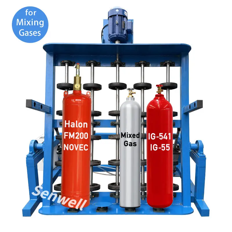 Gas Cylinder Roller for Mixing Gases