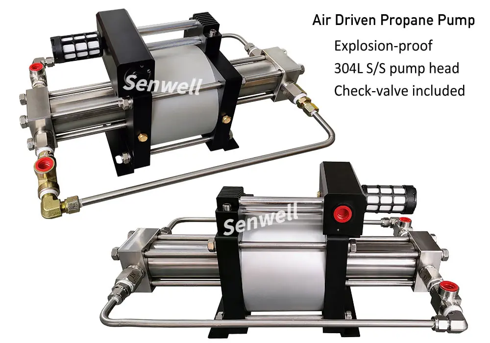 Liquid propane pump structural diagram