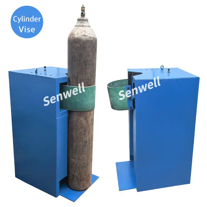 Gas Cylinder Clamp for Replacing Cylinder Valve